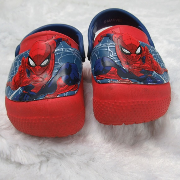 Crocs x Marvel Red Spider-Man Crocs Toddler Size 4 - Picture 5 of 11